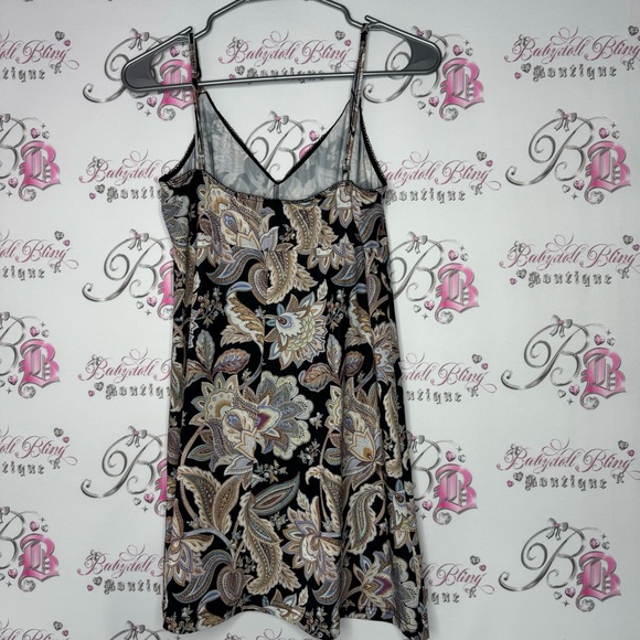Zimmermann dress paisley floral soft stretchy lace detail trim adjustable straps - Picture 7 of 10